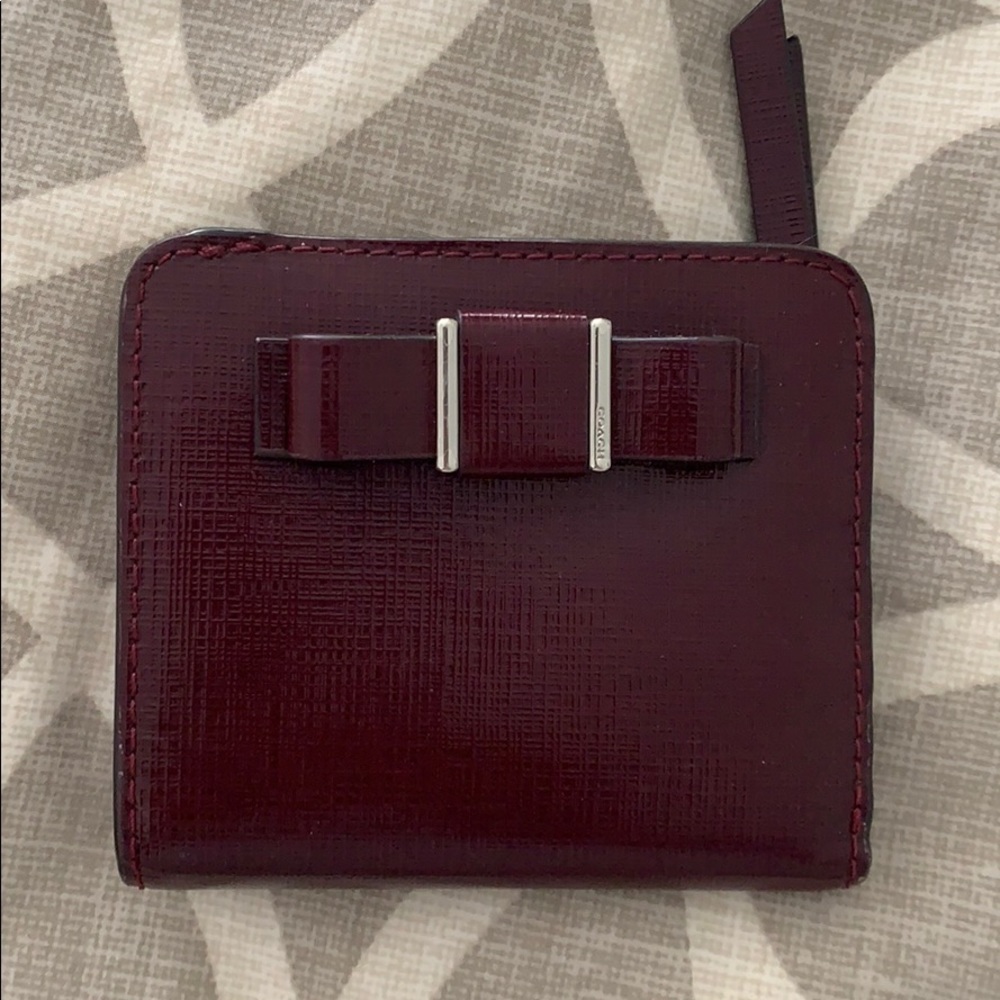 Darcy Bow Small Coach Wallet